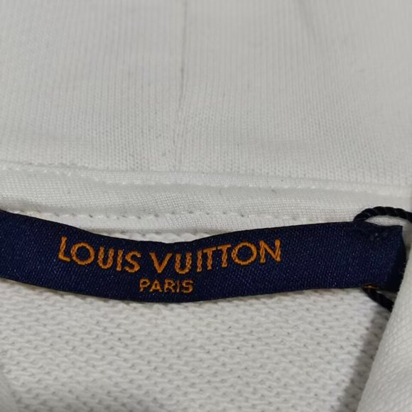 Chic Gradient Monogram Print Hoodie - Picture 3 of 5